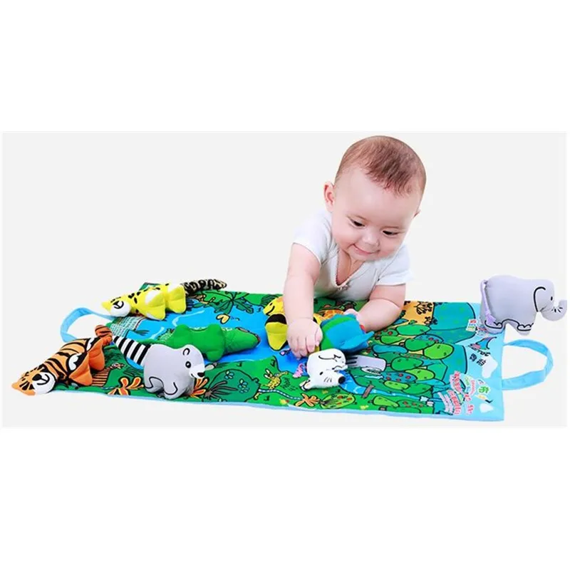 3D мягкая книга детская ранняя образовательная история звук шелеста погремушка