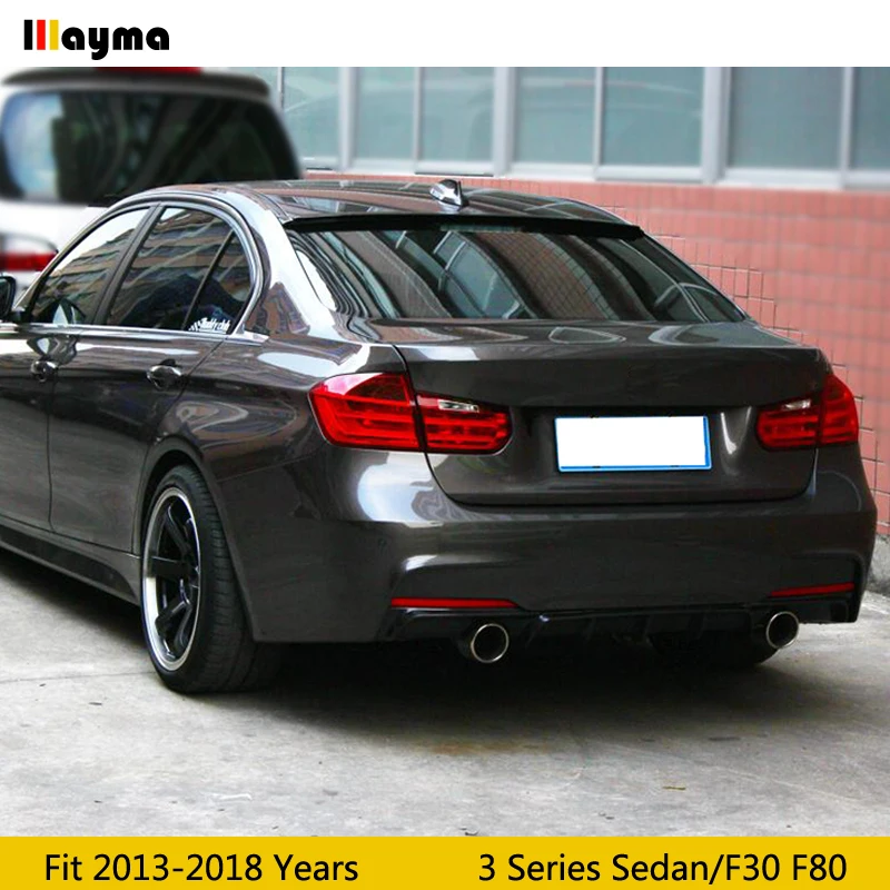 Стильный спойлер на крышу из углеродного волокна переменного тока для BMW 3 серии