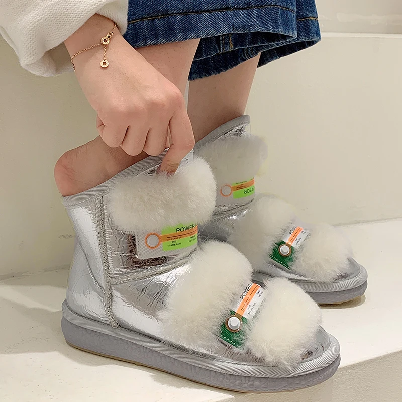 

Women's Shoes Snow Boots Winter 2021 New Fashion Thick-soled Non-slip Casual Warm Cotton Shoes Women Boots