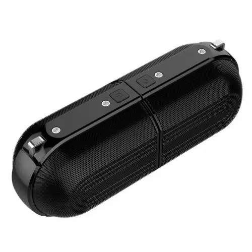 OVEVO D20 водонепроницаемый магнитный динамик bluetooth сплит-Тип USB мини беспроводной bluetooth динамик 2 шт - Цвет: Черный