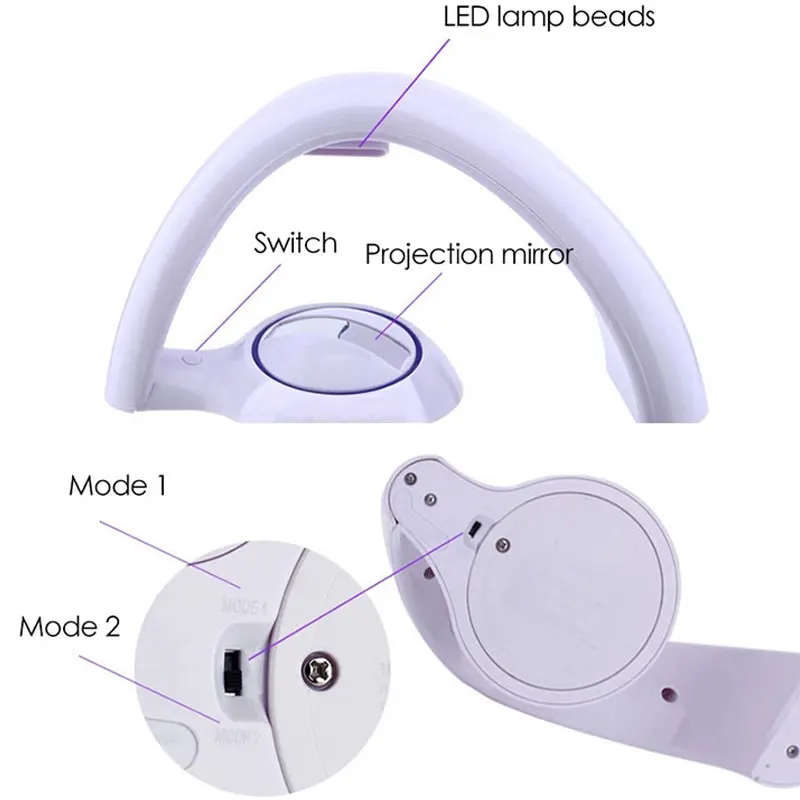 Цветной Радужный светодиодный ночник романтическое небо проектор лампа
