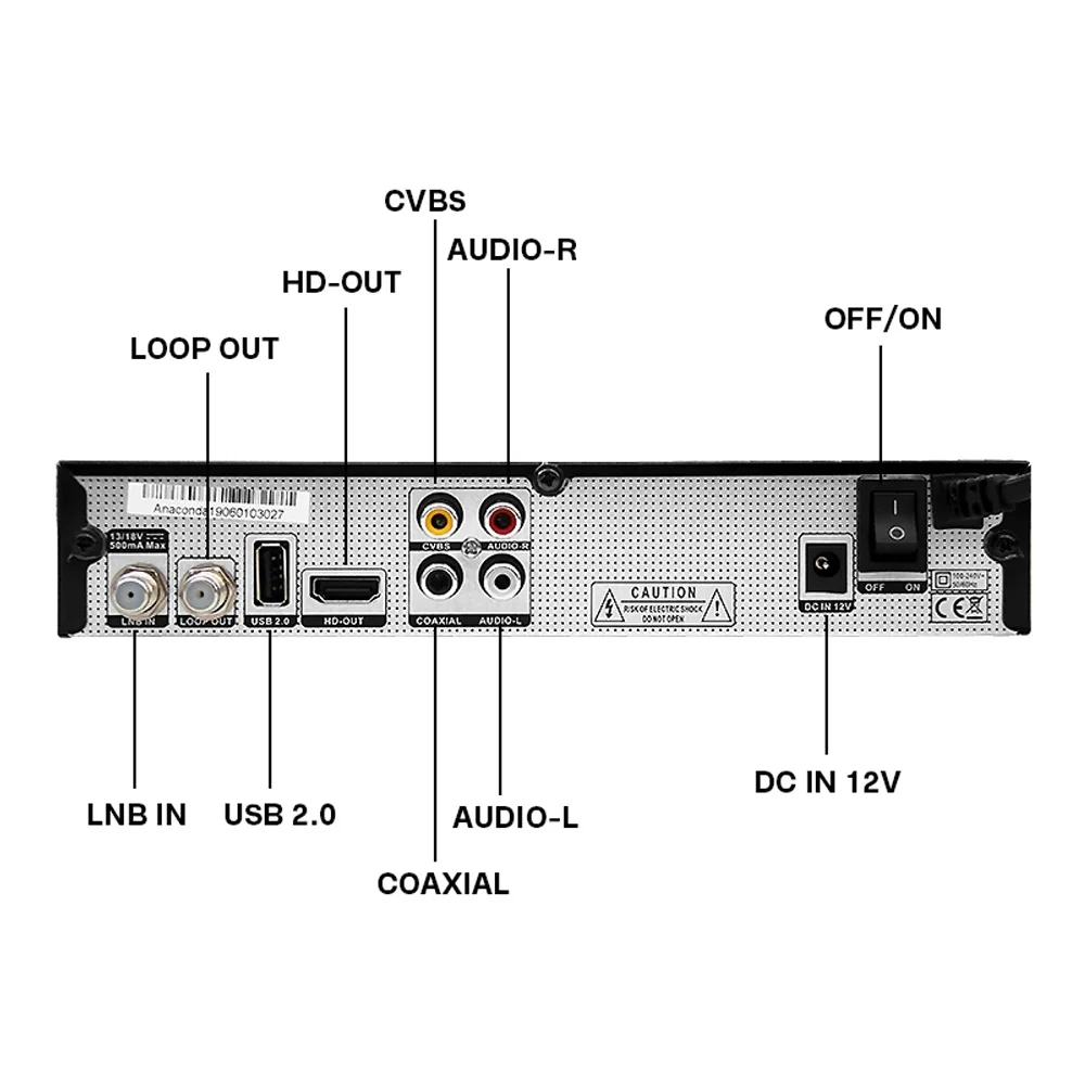 Q-BOX ANACONDA спутниковый ТВ приемник для Европы USB2.0 DVB-S2 H.264 HD tv Smart tv Box с бесплатным воздухом цифровой блок для телевизора, qbox Q BOX