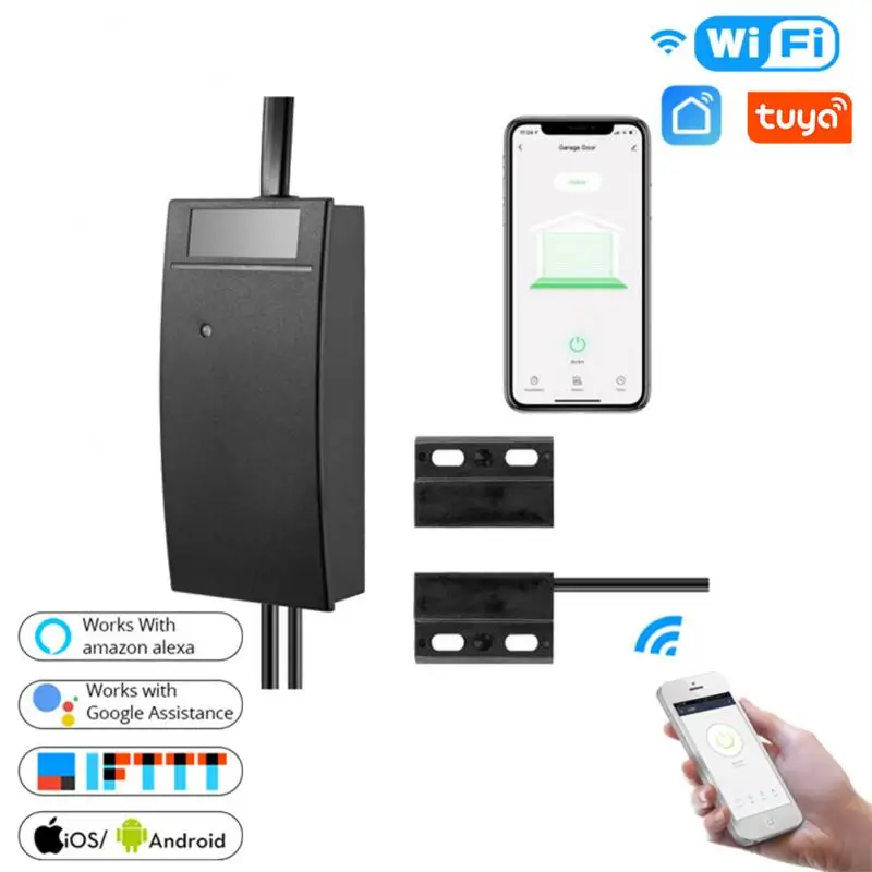

Смарт-Открыватель для гаражных дверей с поддержкой Wi-Fi и голосовым управлением