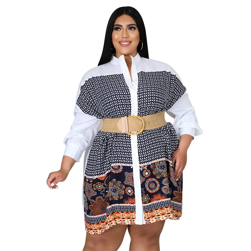 

XL-4XL African Dresses For Women 2021 New Africa Clothes Dashiki White Print Ankara Dresses Bazin Traditional Robe Dress