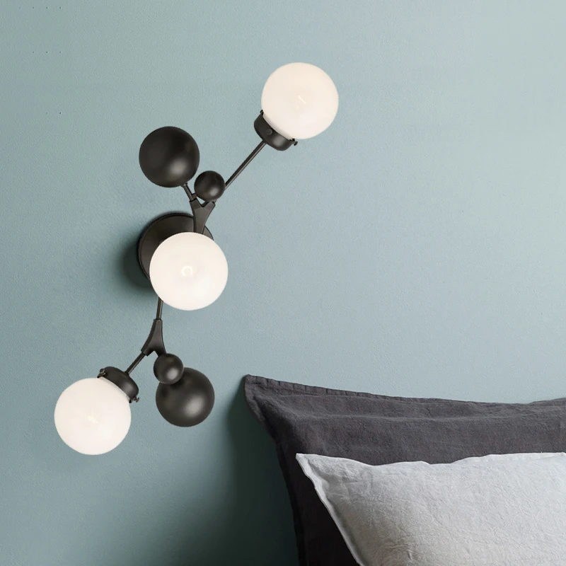 

Household lamps light luxury living room lamp ceiling lamp restaurant lamp creative bedroom lamp molecular lamp wall lamp