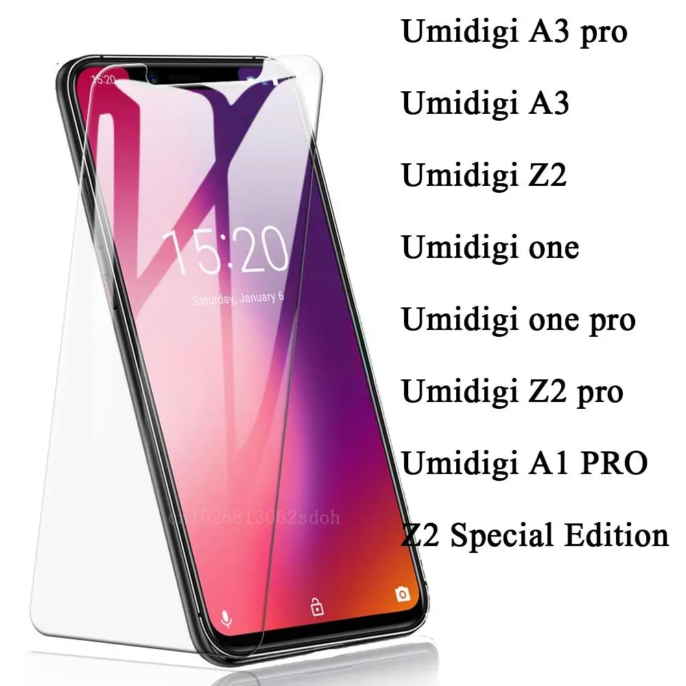 Закаленное стекло 9H 2.5D для Umidigi A3 pro Z2 A1 one pro, Премиум Защитная пленка для экрана Umidigi Z2 Special Edition