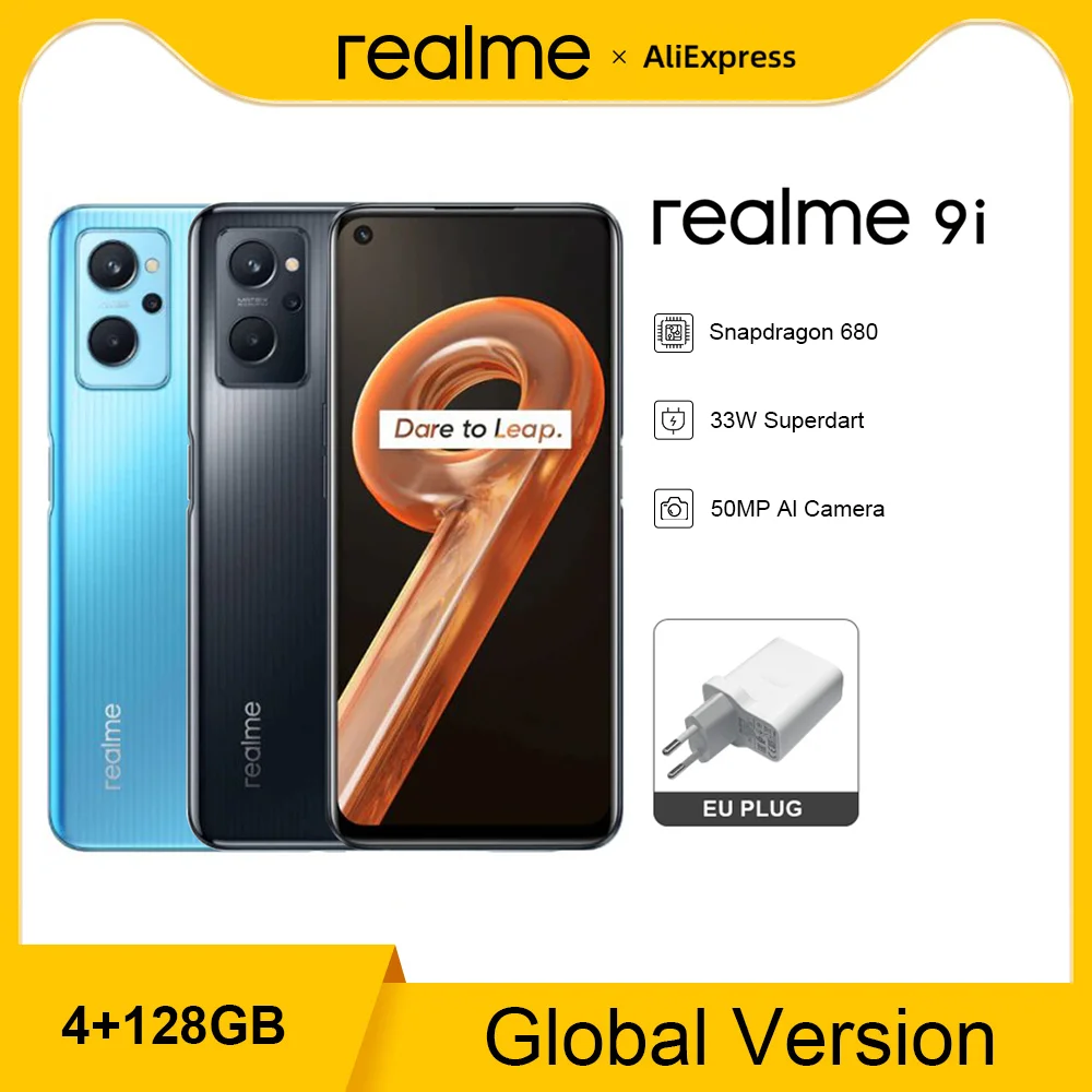  realme 9i, 4G, 2022 дюйма, 90 Гц, 50 МП, 680 мАч 