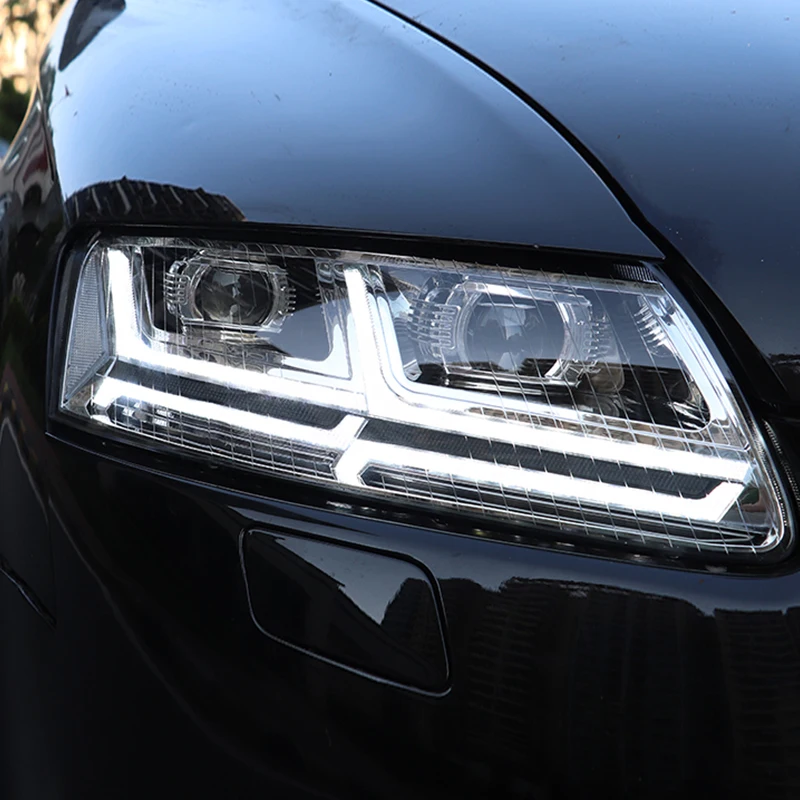 

Car Styling for Audi A6 Headlights 2005-2011 A6 C5 C6 LED Headlight Dynamic Signal Animation DRL Bi Xenon Auto Accessories