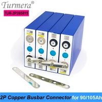 turmera copper busbars connector for 3 2v 90ah 105ah lifepo4 battery 2p 4 screw hole assemble for uninterrupted power supply 12v