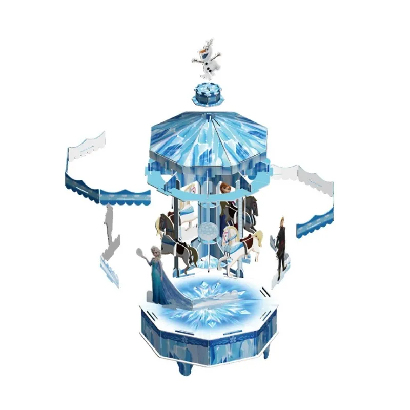 Музыкальная шкатулка Холодное сердце Disney вращающаяся музыкальная ручной работы