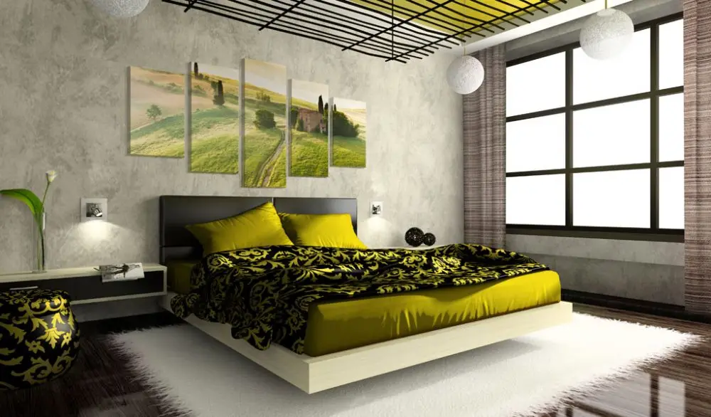

Home Wall Decoration Five Piece Set Canvas Printing Drawing Living Room Modern Art