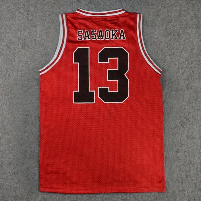 No. 13 jersey Аниме SLAM DUNK Косплей Костюм Hanamichi Sakuragi Rukawa Kaede для взрослых и детей Баскетбольная одежда Джерси - Цвет: No. 13 jersey