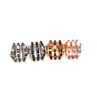 cute fashion stretched rings geometric glass stones party finger jewelry