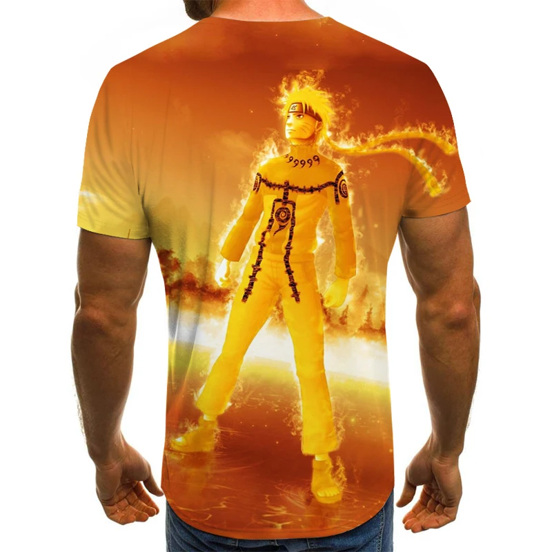 

2020 latest design has personality 3DT shirtmen's shirt casual round neck T Japanese anime clothing T-shirt