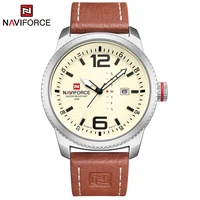 2020 top luxury brand naviforce men military sports watches mens quartz date clock man leather wrist watch relogio masculino