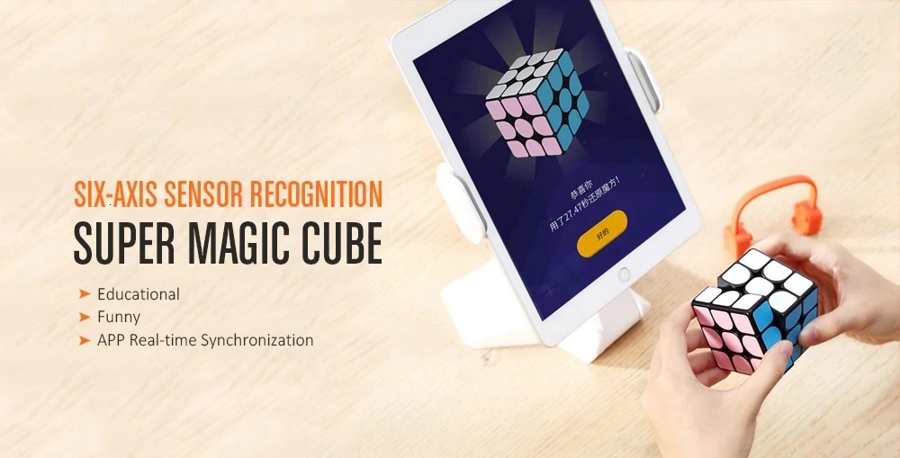Xiaomi Giiker Super Smart Cube i3 i3S обновленная bluetooth-подключение приложение синхронизация зондирования идентификация интеллектуальная игрушка
