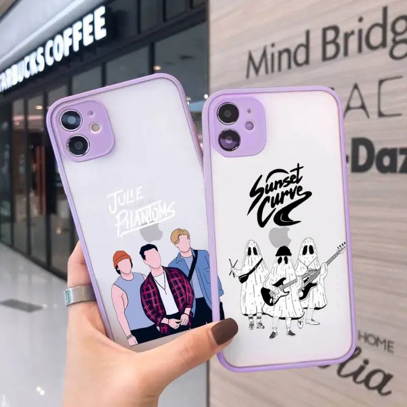 

Julie and the Phantoms Sunset Phone Case Matte Transparent for iPhone 7 8 11 12 s mini pro X XS XR MAX Plus cover funda