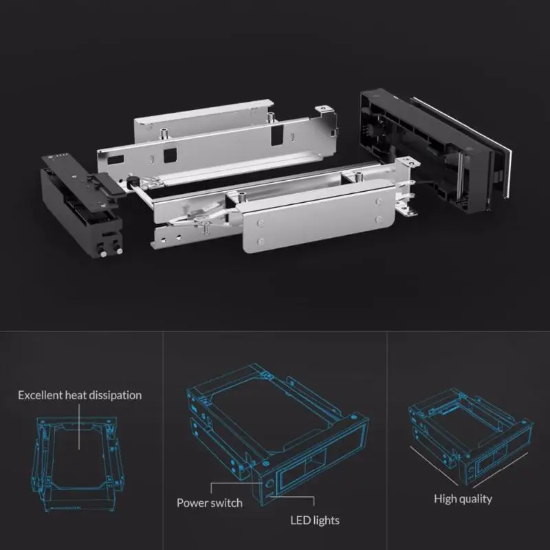 Стеллаж для жесткого диска ORICO 3 5 дюйма встроенный корпус SATA | Компьютеры и офис