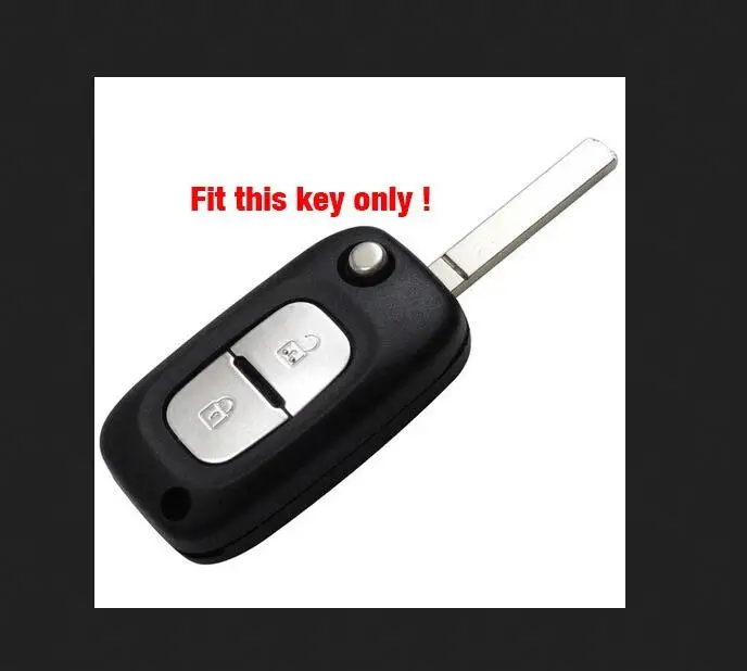 

Car Key Cover for Renault MASTER 2018 Vivaro Clio 4 Duster Sandero Kangdoo Captur Twingo 2 Buttons Folding Key Case Holder Sets