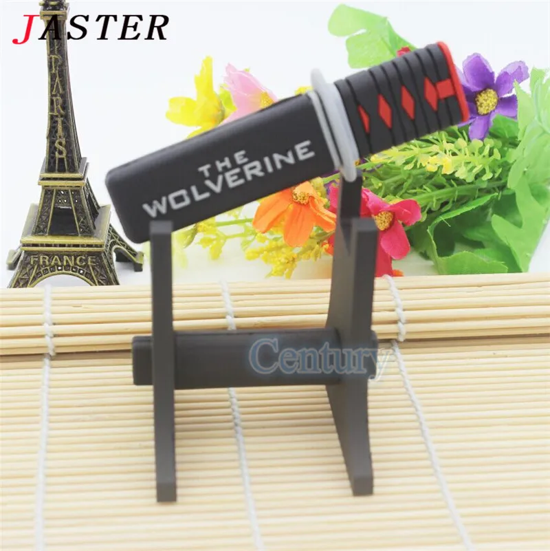 Мультфильм пластичный монтаж меч самурая флеш диск USB 2 0 4GB/8GB/16GB/32GB/64GB 128GB ручка для