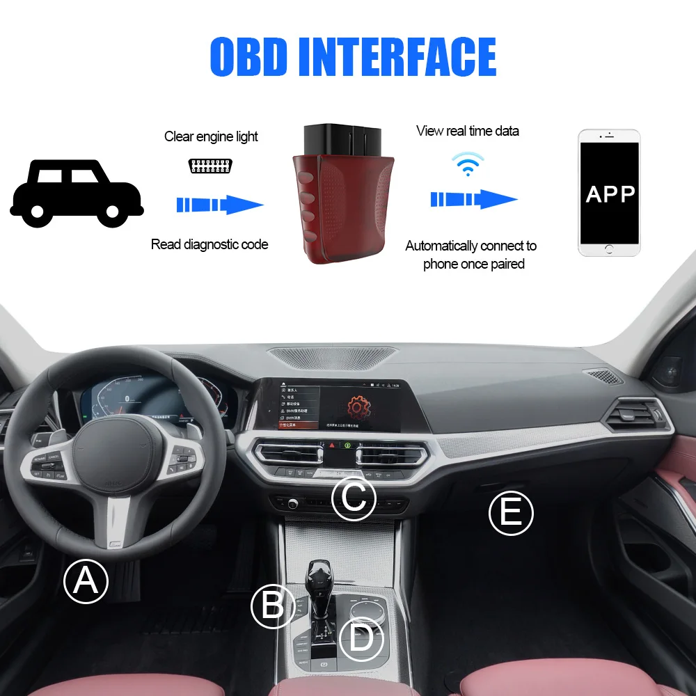 Диагностический сканер LEEPEE OBD для Android/ПК/IOS | Автомобили и мотоциклы