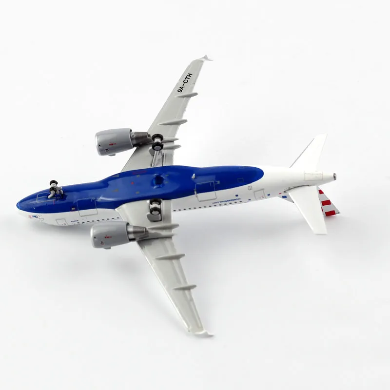 Модель A319 из сплава с базовым шасси 8 5 см 1:400 | Игрушки и хобби