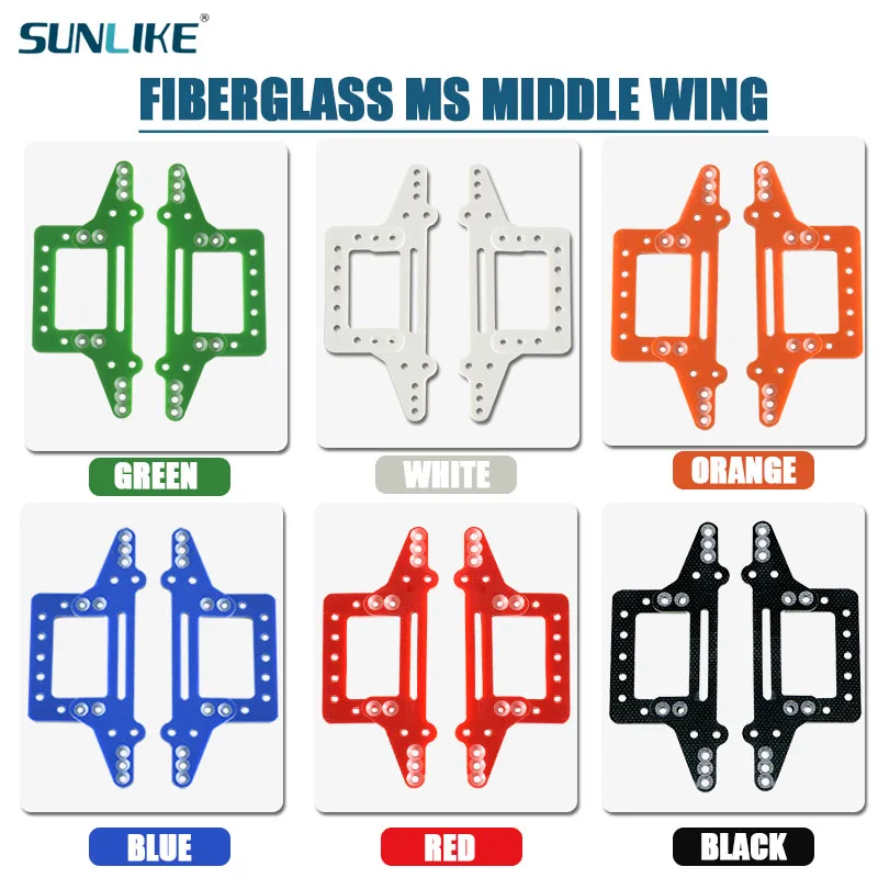 

Самостоятельное изготовление 4WD MS амортизация для шасси Монтажный кронштейн из стекловолокна с зенкером Mid-комплект крыла