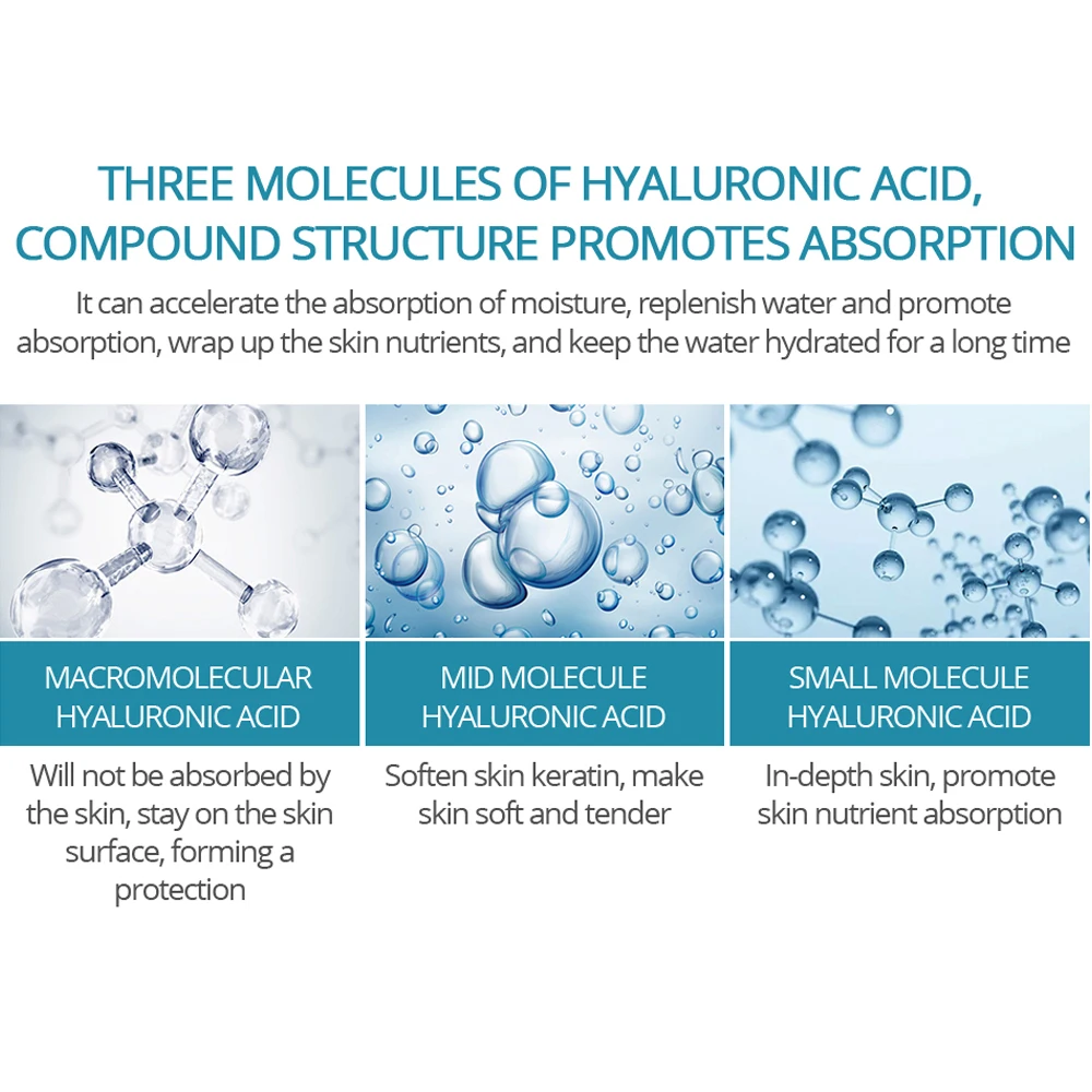Сыворотка для лица с гиалуроновой кислотой 15 мл лифтинг омоложение отбеливание