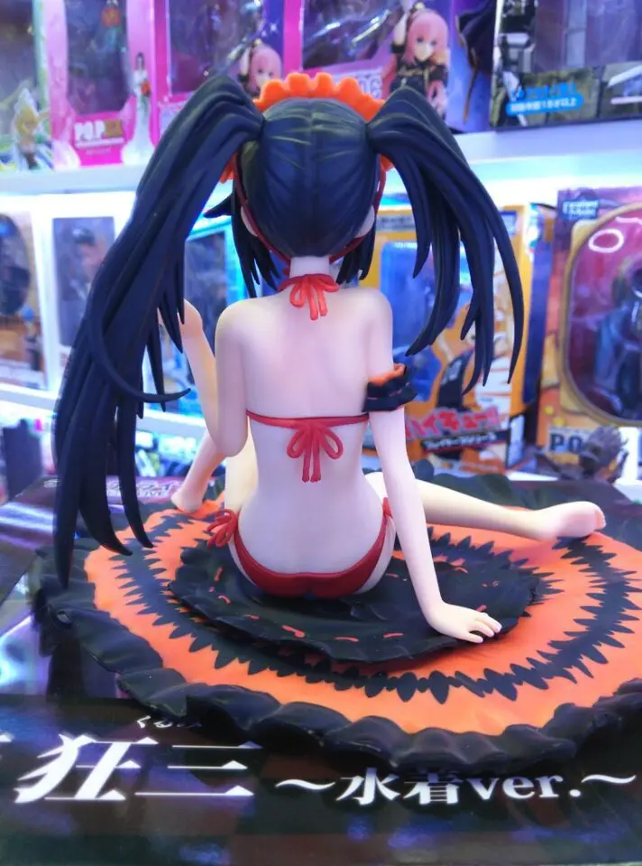 18 см аниме Дата живой кошмар Tokisaki Kurumi купальник 1/8 масштаб фигурка ПВХ Модель