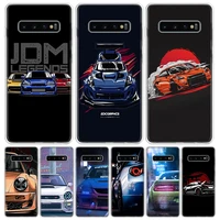 cool japan jdm sports car comic phone case for samsung galaxy s20 fe s21 s22 ultra s10 lite s9 s8 plus s7 edge j4 art coque