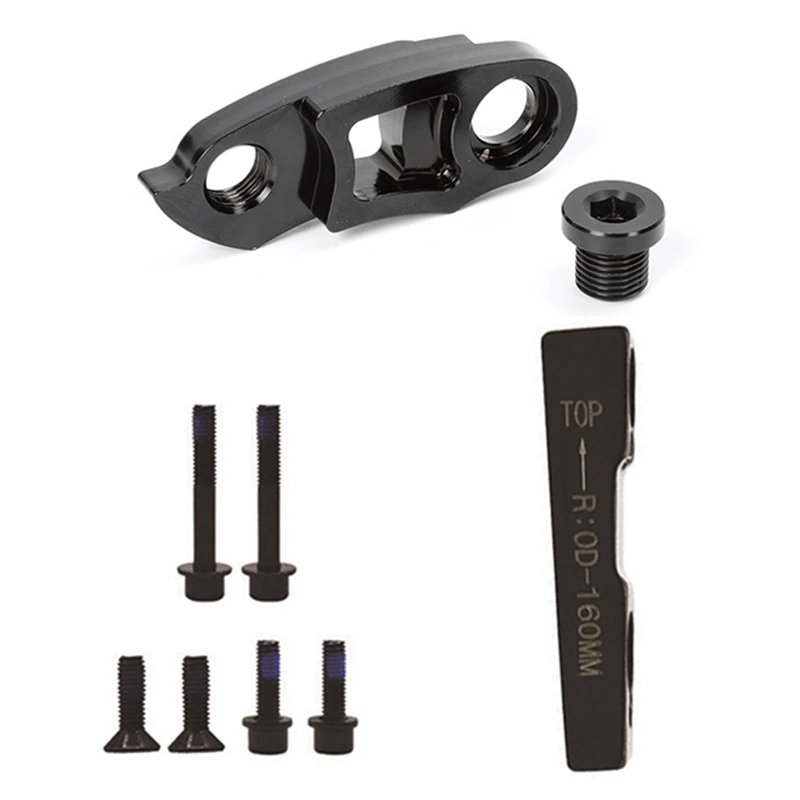 

Задний переключатель передач, удлинитель крючка для рамы скорости, 40T-52T с дисковым велосипедом 160 мм, адаптер для заднего тормоза