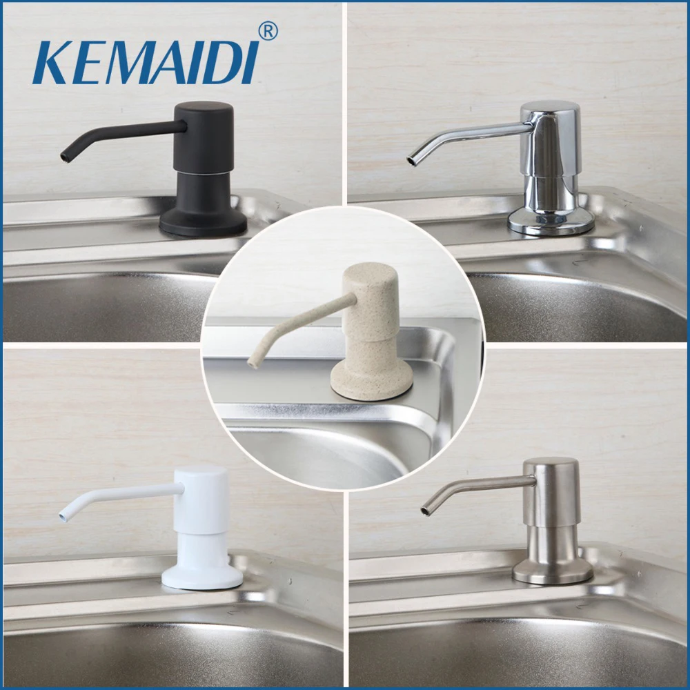 Countertop Liquid Dish Hand Pump  Kitchen Sink Soap Dispenser