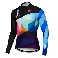 ciclismo 2021 summer pro team racing cycling jersey womens long sleeve cycling shirts mountain bicycle clothes jacket tops