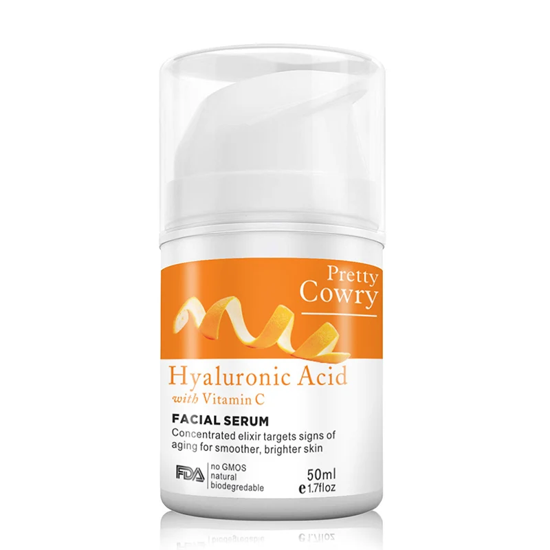

50 мл крем для лица Витамин C для лица с гиалуроновой кислотой, уход за кожей с сывороткой анти-старения анти-морщинки ярче уход за лицом для увлажнения кожи