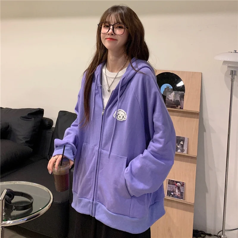 

Женский осенний кардиган с длинным рукавом и молнией