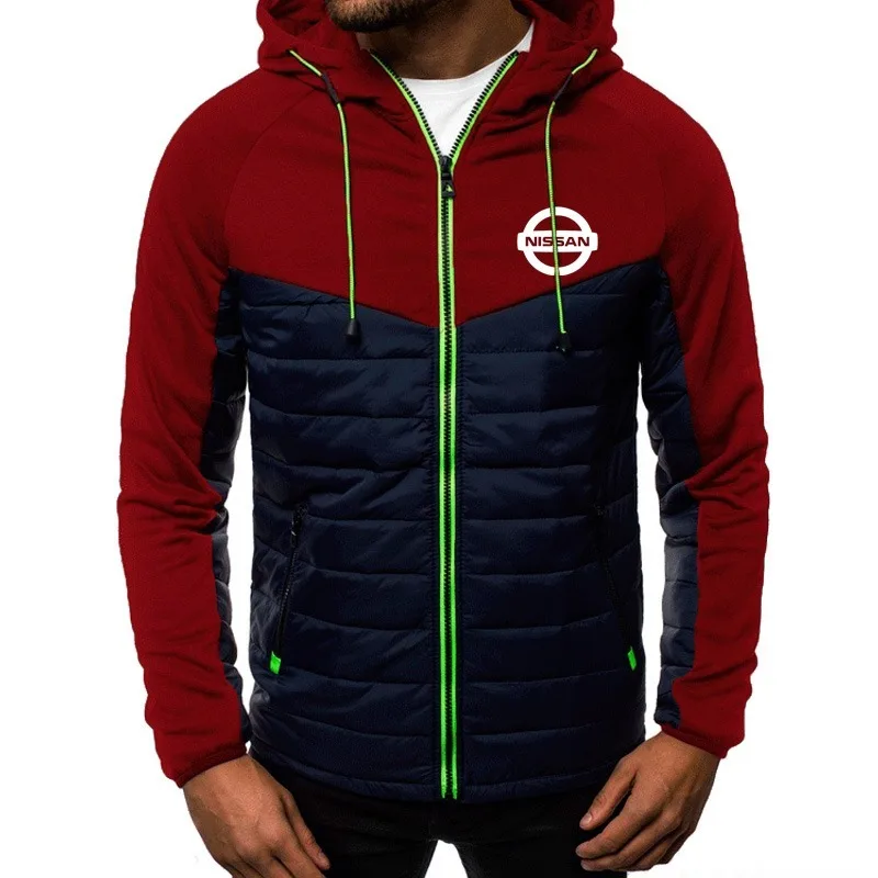 

2021 Hoodies Men Nissan Car Logo Print Mens Jacket Sweatshirt Spring Autumn Men Hoodie Fashion Casual zipper Tops Clothing