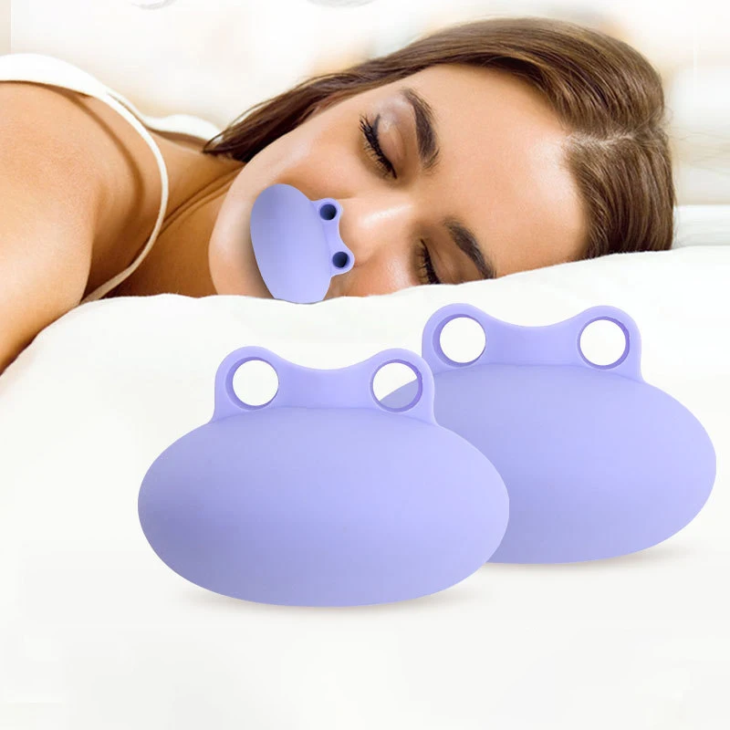 

Frog Shape Noise Anti Snoring Device Nose Breathing Snore Stopper Aid Sleeping