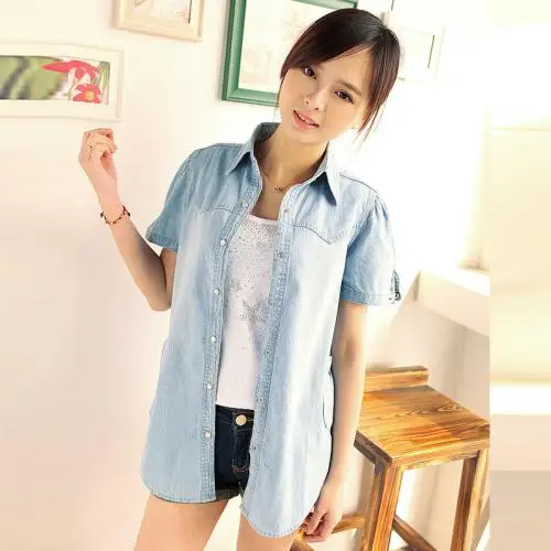 

FashionLogo Printing T Shirts Women's brown Short Sleeve Fashion 100% cotton Female Blue T-Shirts