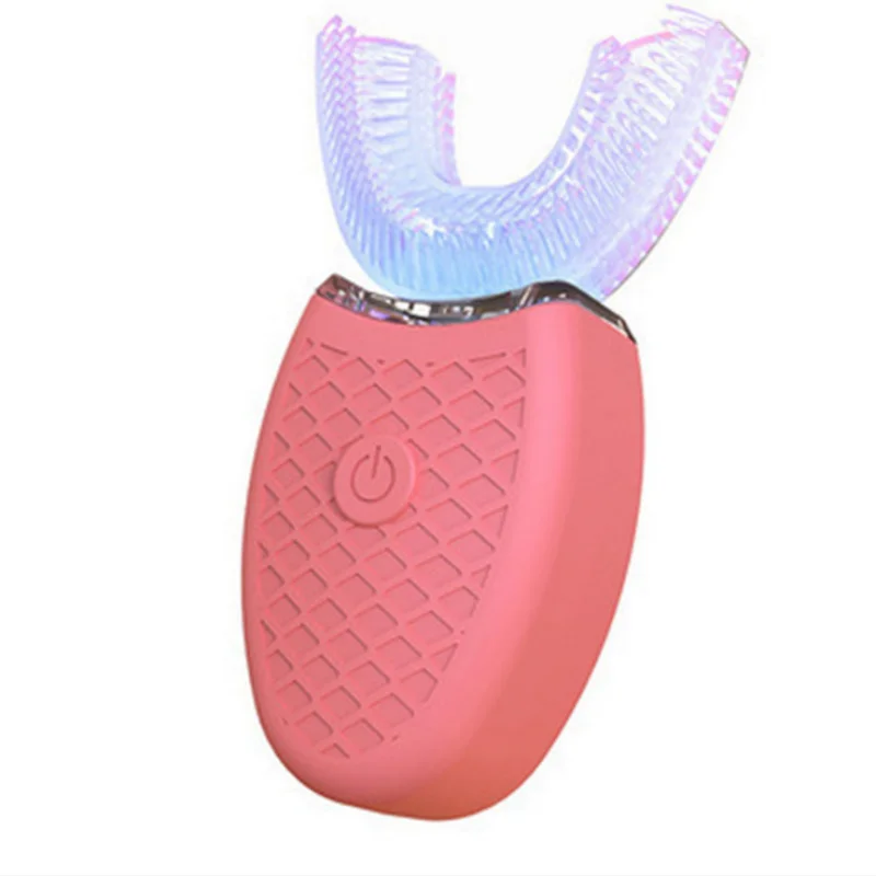 

Automatic Electric Toothbrush Whitening with Acoustic Tooth Beautifier Waterproof U-type Silica Gel Mouth Braces The Mouth Clean