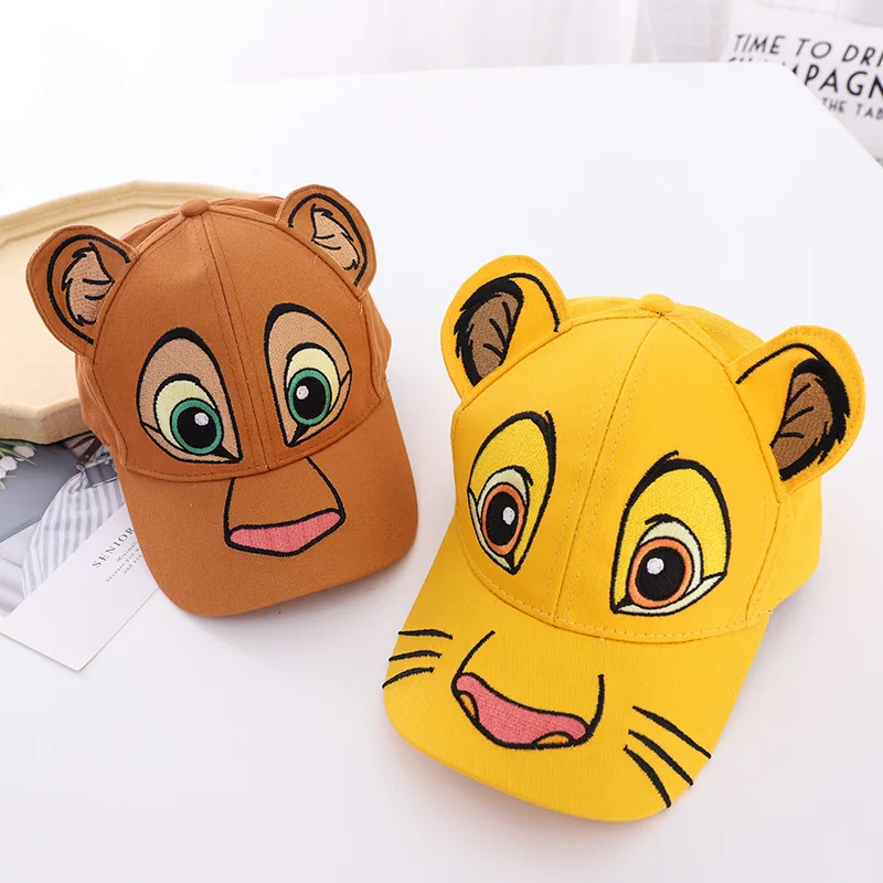 Бейсболка Simba для мальчиков Детская кепка с принтом короля льва регулируемая на
