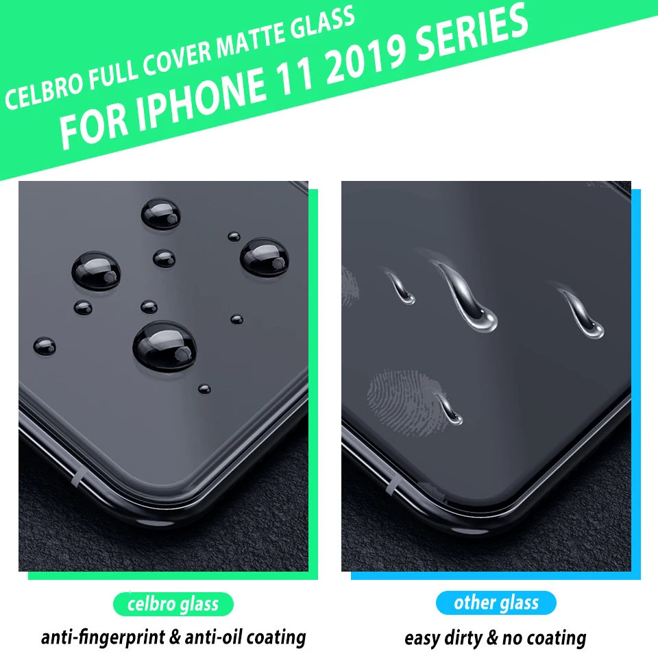 Матовое закаленное стекло для Iphone 11 Pro Max Защита экрана для Iphone X XS 11pro Max Iphone11pro стеклянная защитная пленка R
