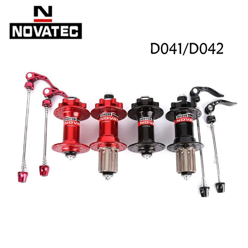 Novatec концентратор D041SB D042SB диск карты Тормоз MTB горный велосипед Подшипник Ступицы велосипедные ступицы 24 28 32 36 отверстий 8/9/10/11 Скорость