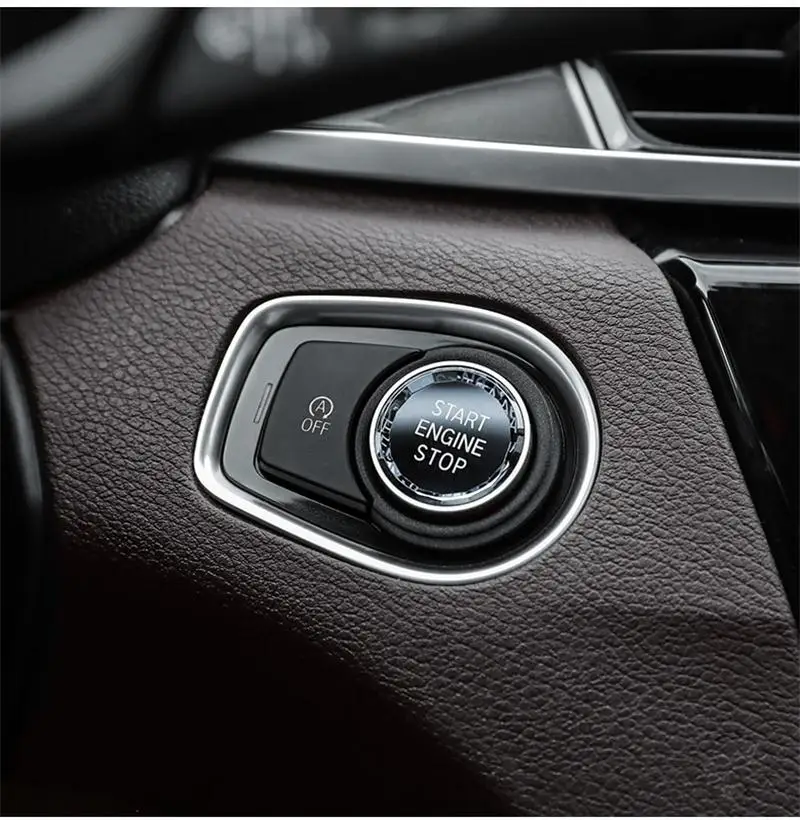 Стильная наклейка для кнопки включения и остановки двигателя BMW 1 2 3 4 5 6 7 серии F20