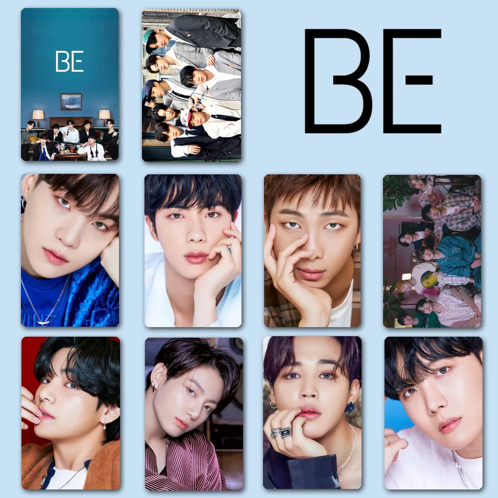 Альбом Jungkook Jimin Suga V Star ID Card альбом Kpop BE 10 шт./лот наклейка на автобус украшение