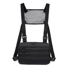 Нейлоновый мужской охотничий жилет 1000D, многофункциональные сумки, регулируемые тактические поясные мешки на грудь и плечо, Охотничий Жилет