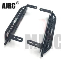 1pair metal side pedal for 110 rc crawler car traxxas trx4 defender bronco side guard plate aluminium alloy foot pedal