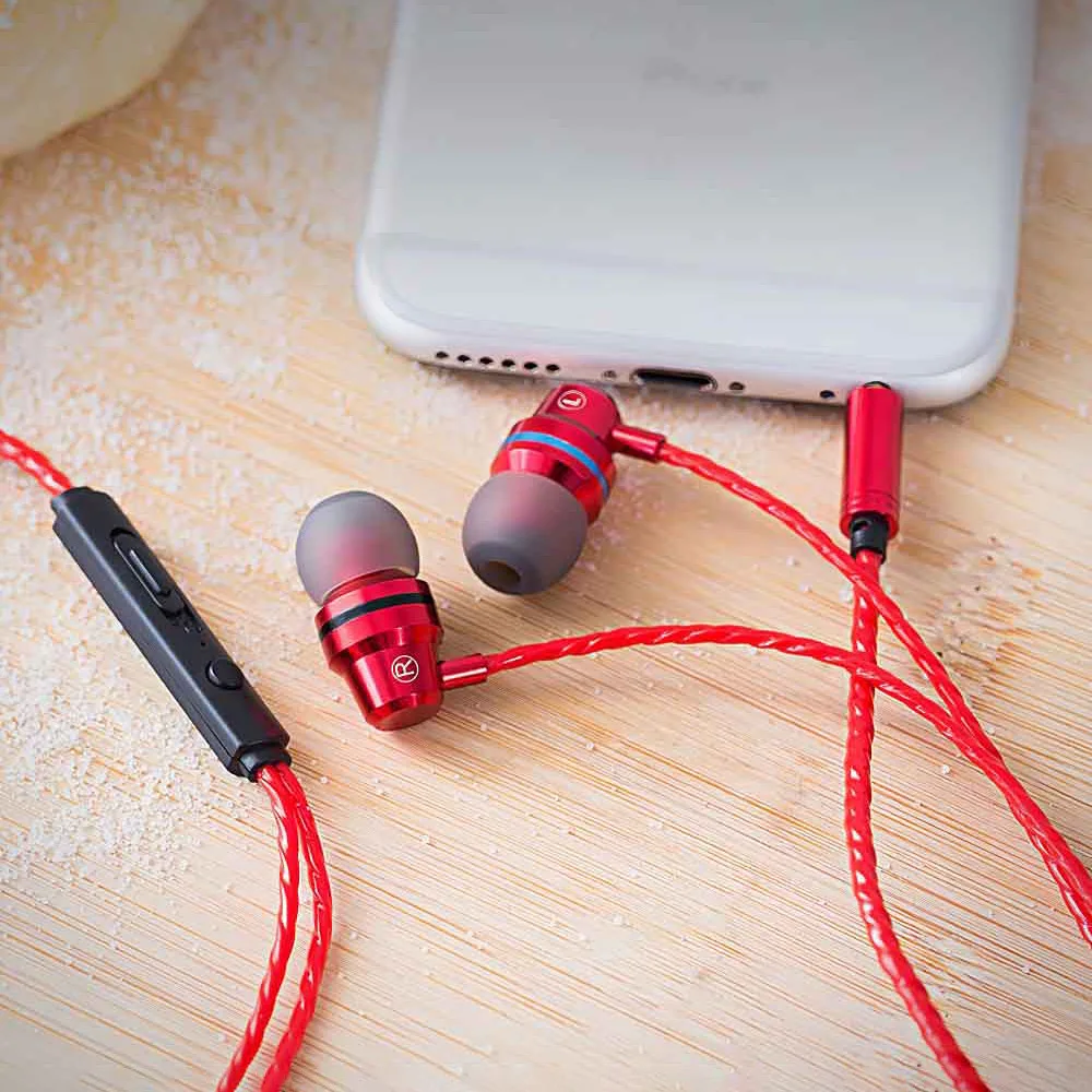 Сабвуфер проводные наушники 3 5 мм металлические спортивные игровые гарнитуры в