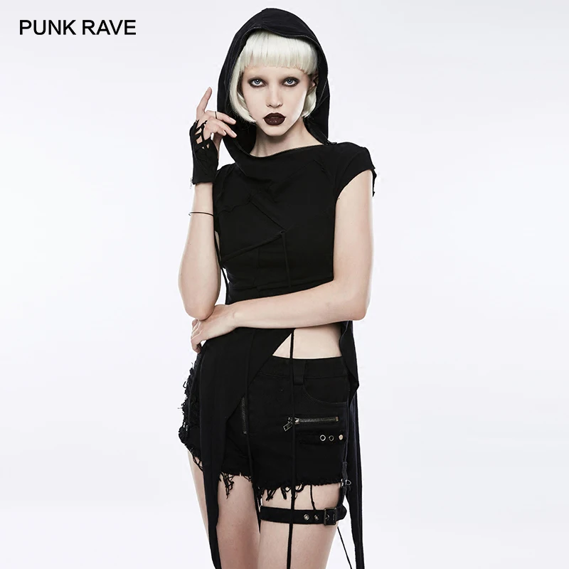 Панк РЕЙВ панк Рок шляпа Наклонная нерегулярная строчка мозаика вязать женщин