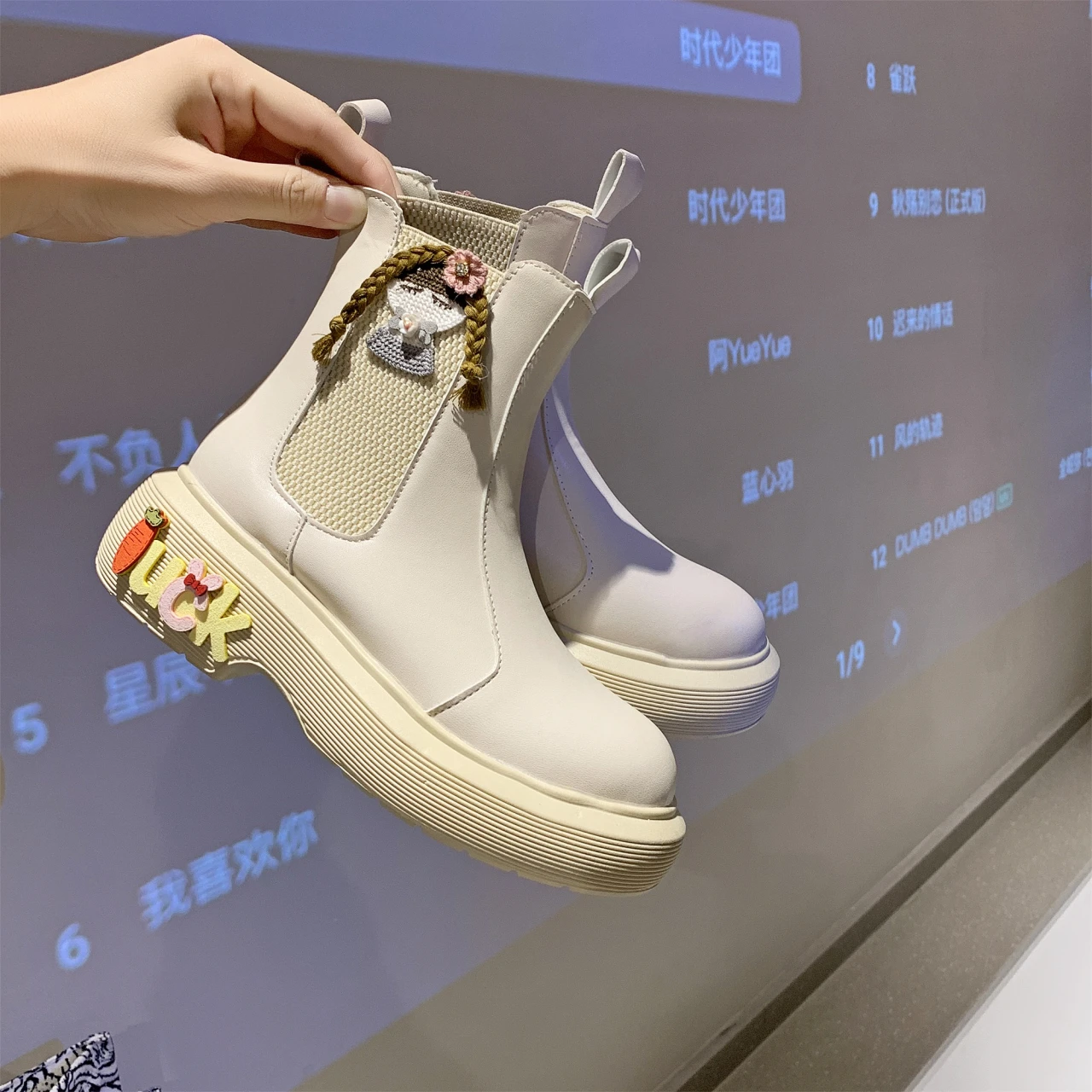 

Зимние ботинки, женские ботильоны с плюшевой подкладкой, зимние короткие ботинки, белые ботинки