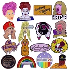 LT472 с изображением ЛГБТ-радуги розовый Коллекция эмали брошь значок на булавке на шапки одежда рюкзак украшения друзей подарок